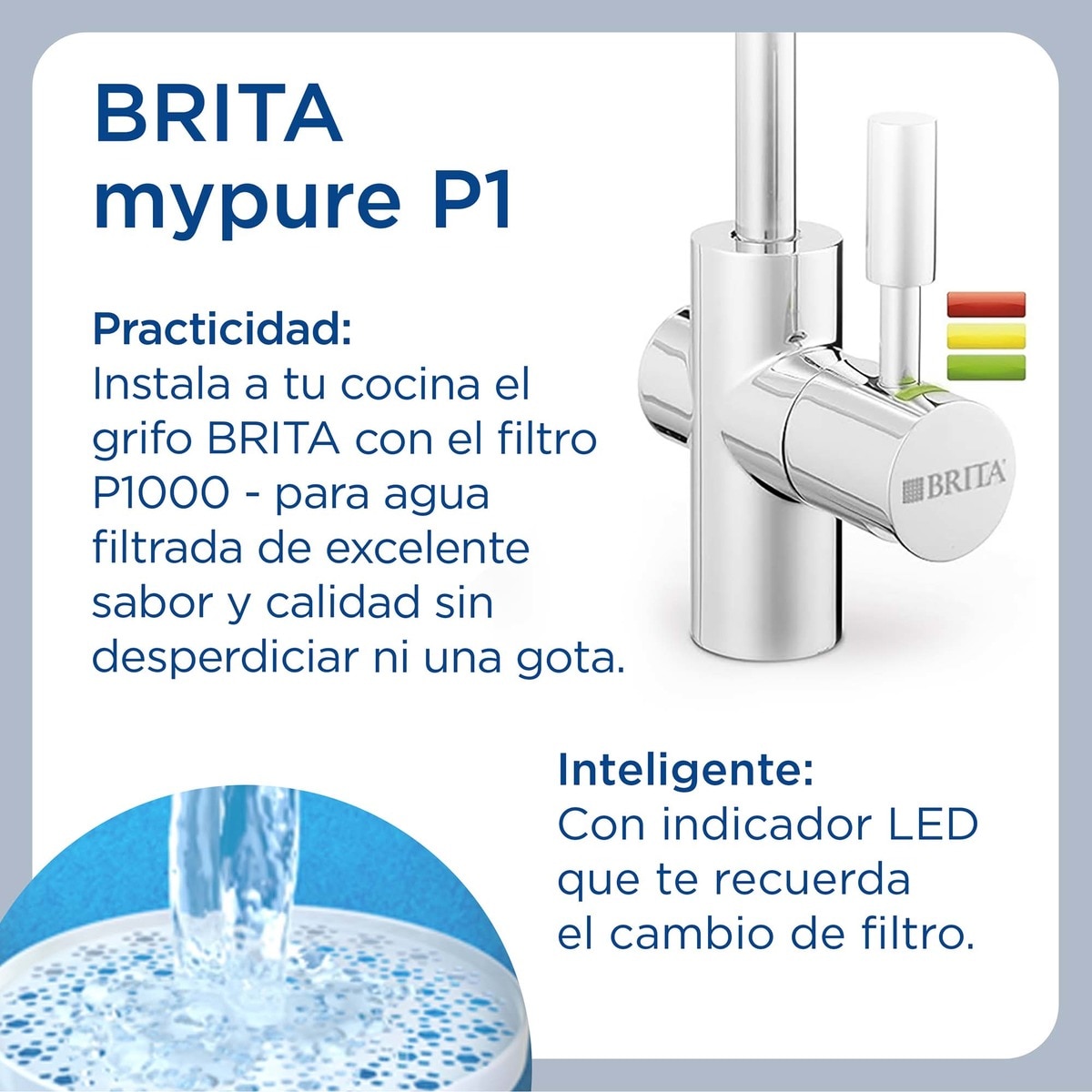 Sistema Filtrante de Água Pia Mypure P1 Branco-2