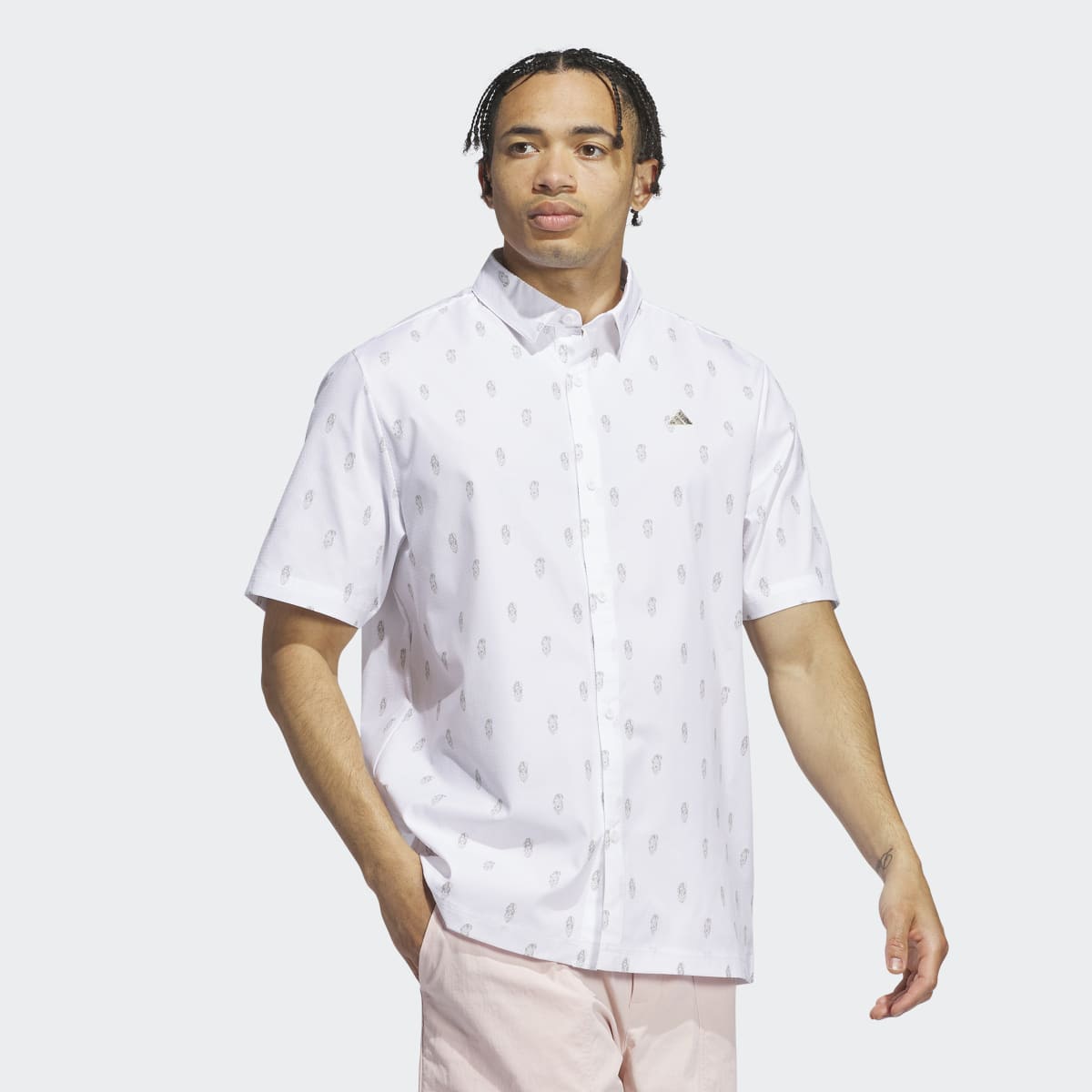 Polo de Golf de Homem Go-To Branco-5