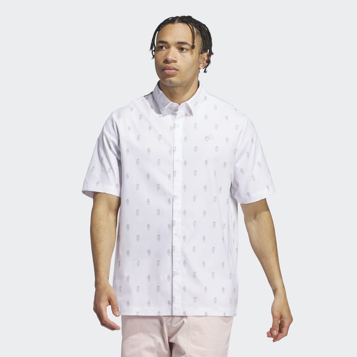 Polo de Golf de Homem Go-To Branco-1