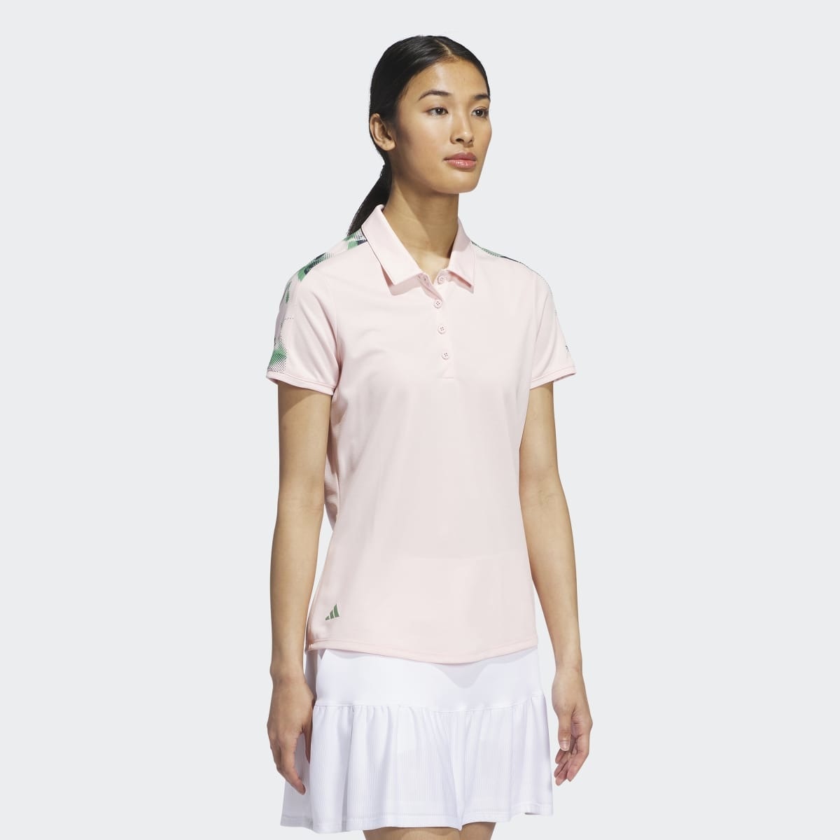 Polo de Mulher Performance Rosa-5