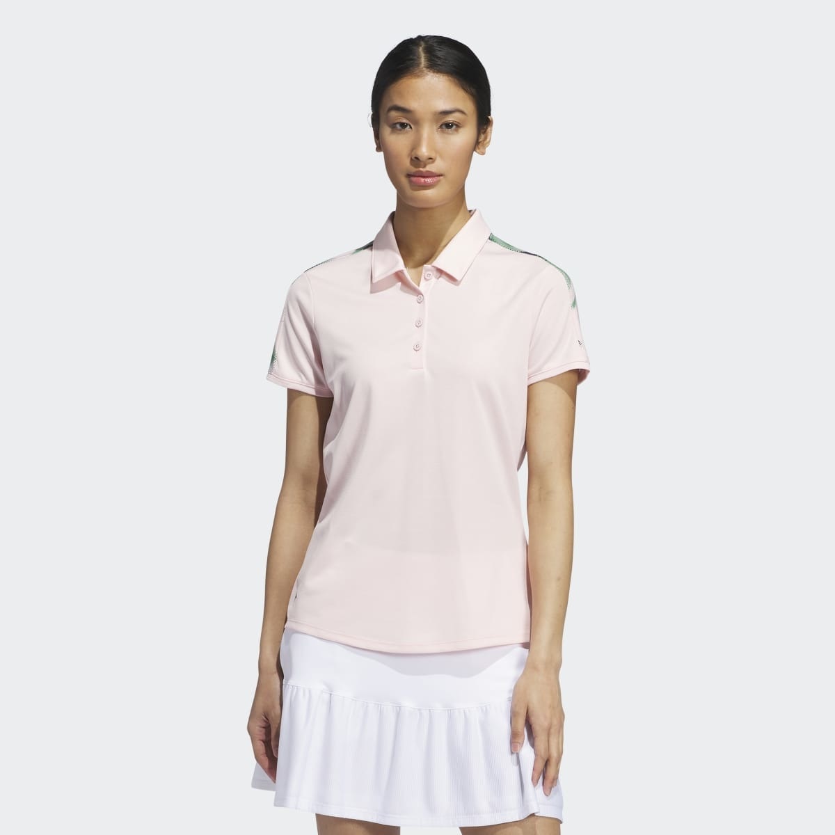 Polo de Mulher Performance Rosa-1