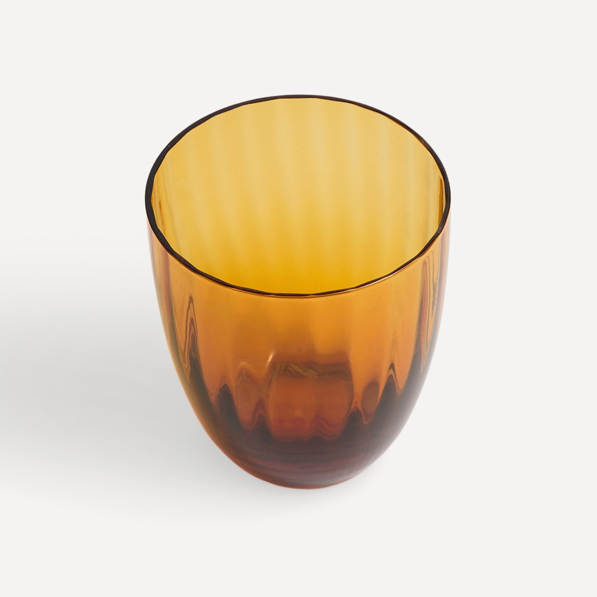 Copo de Água de Cristal Garda Âmbar-2