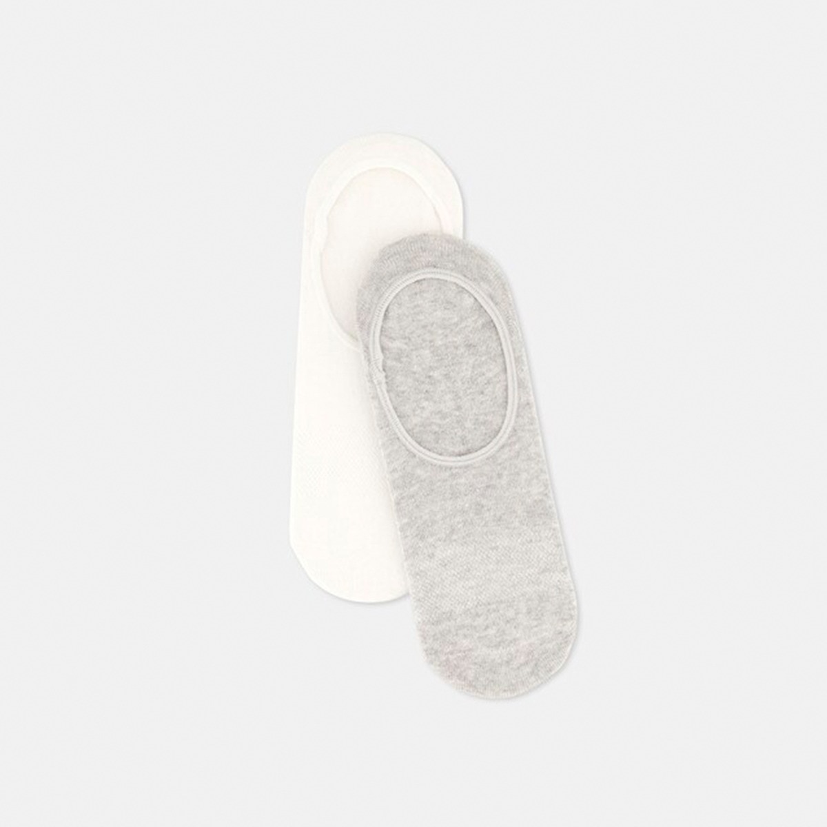 Pack 2 calcetines invisibles de adulto Negro-1