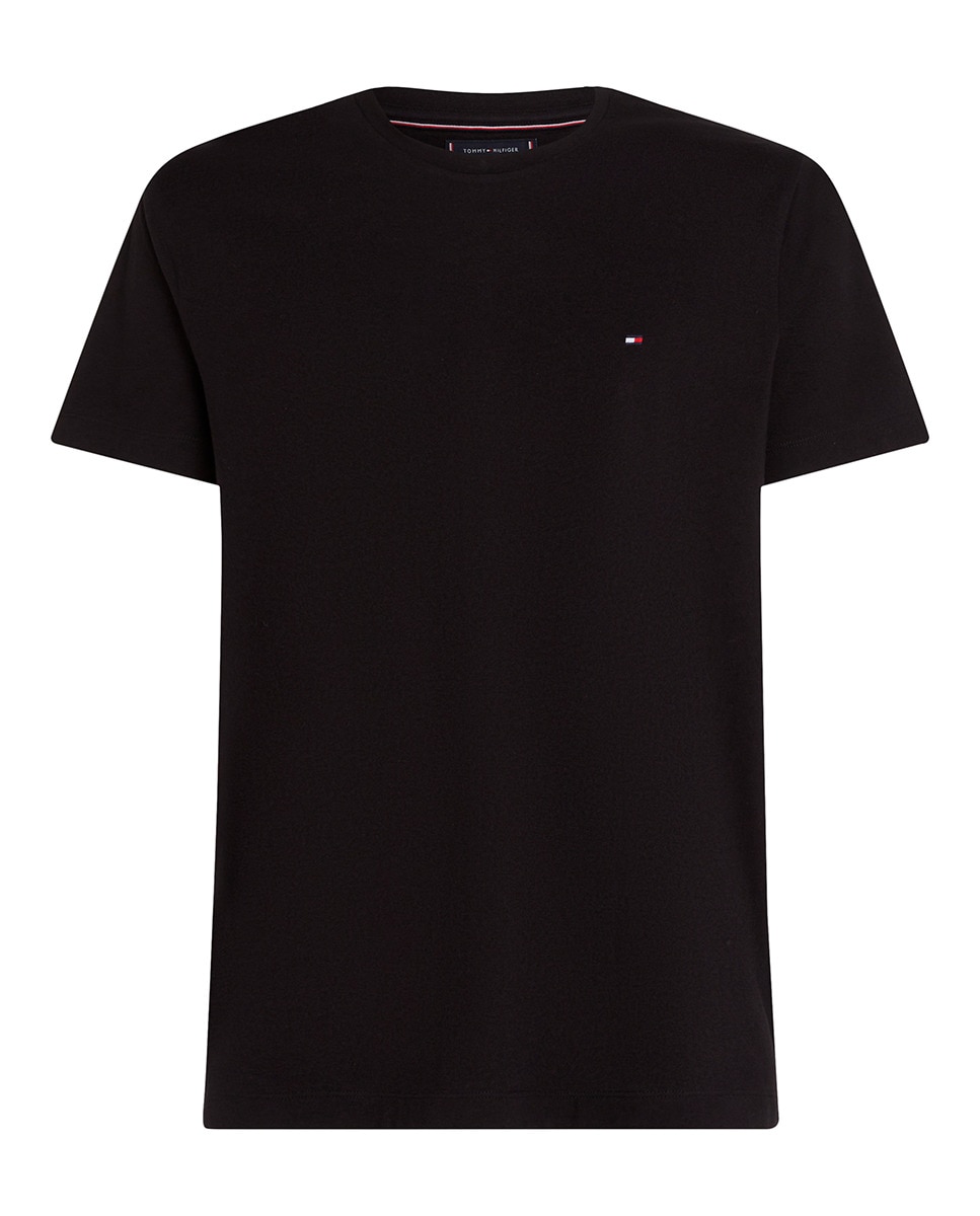 T-shirt Essential Estampada Regular Fit Preto-4