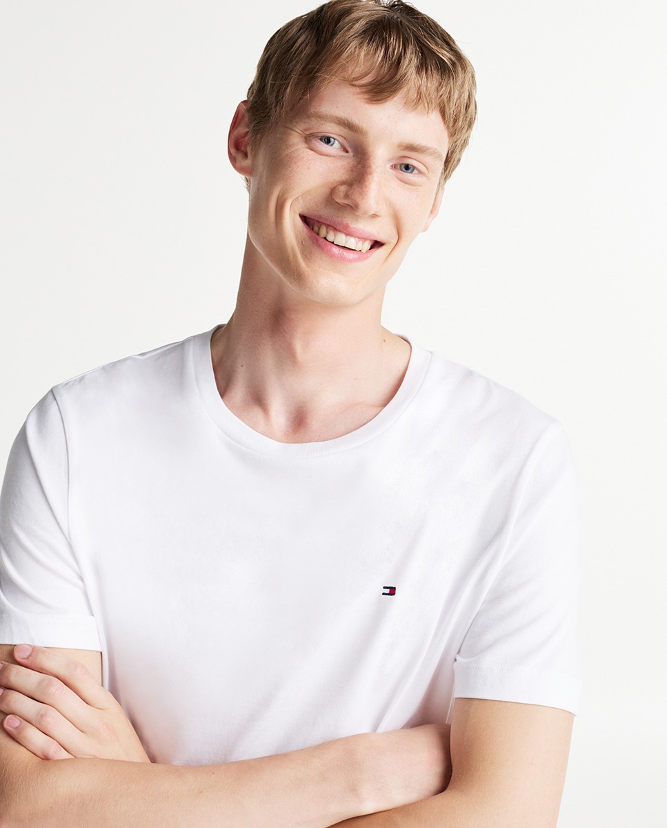 T-shirt Essential Estampada Regular Fit Branco-3