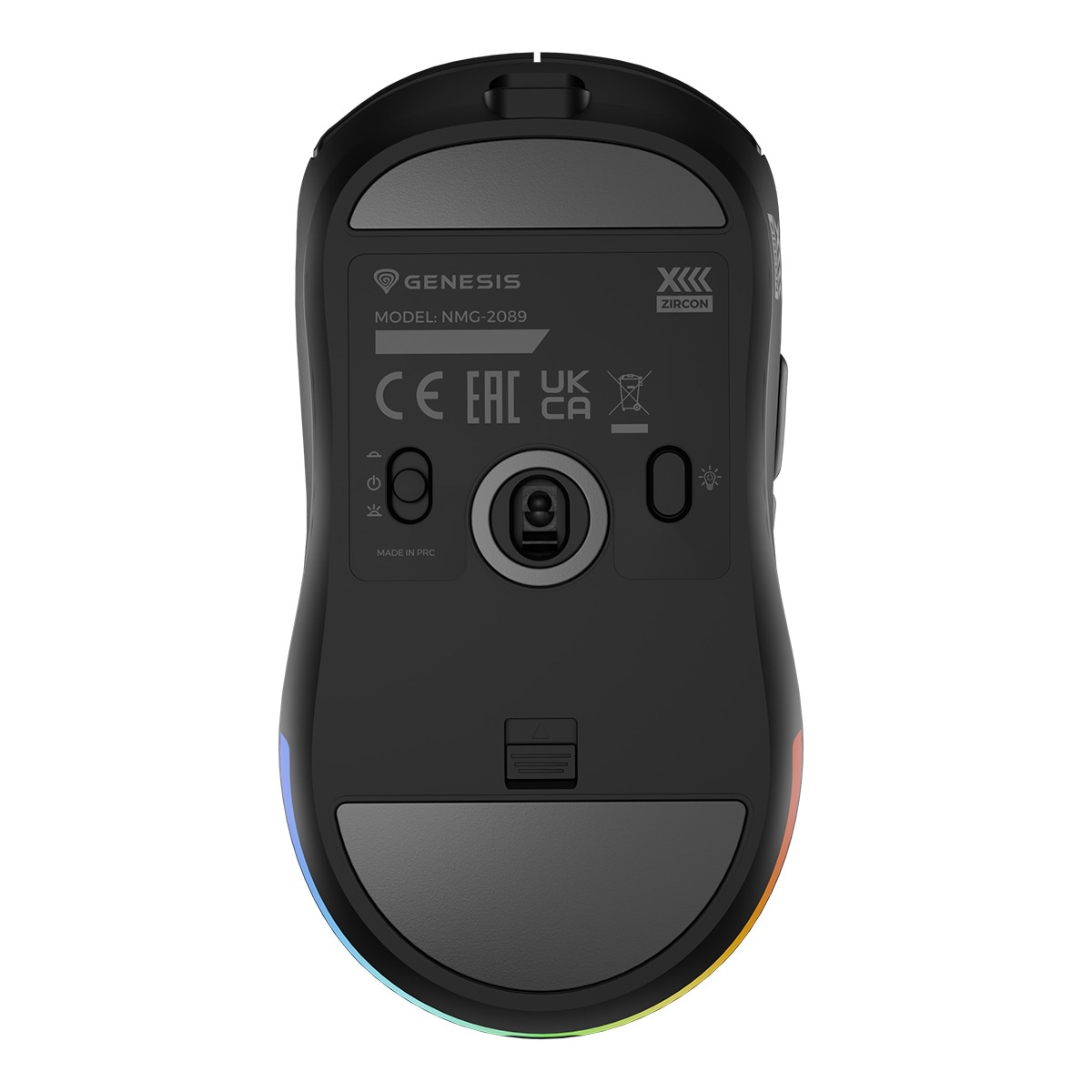 Ratón Gaming inalámbrico Genesis Zircon XIII Negro-11