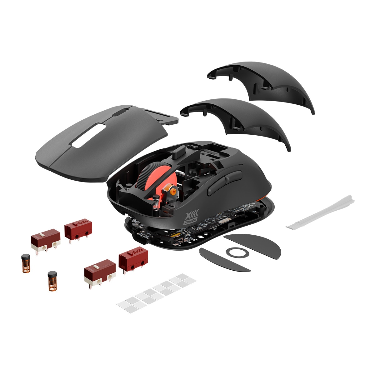 Ratón Gaming inalámbrico Genesis Zircon XIII Negro-10