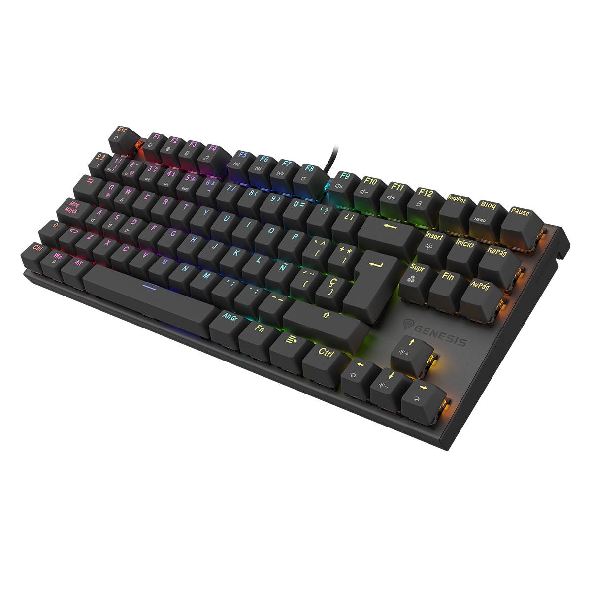 Teclado Gaming con cable Genesis Thor 303 TKL Negro-4