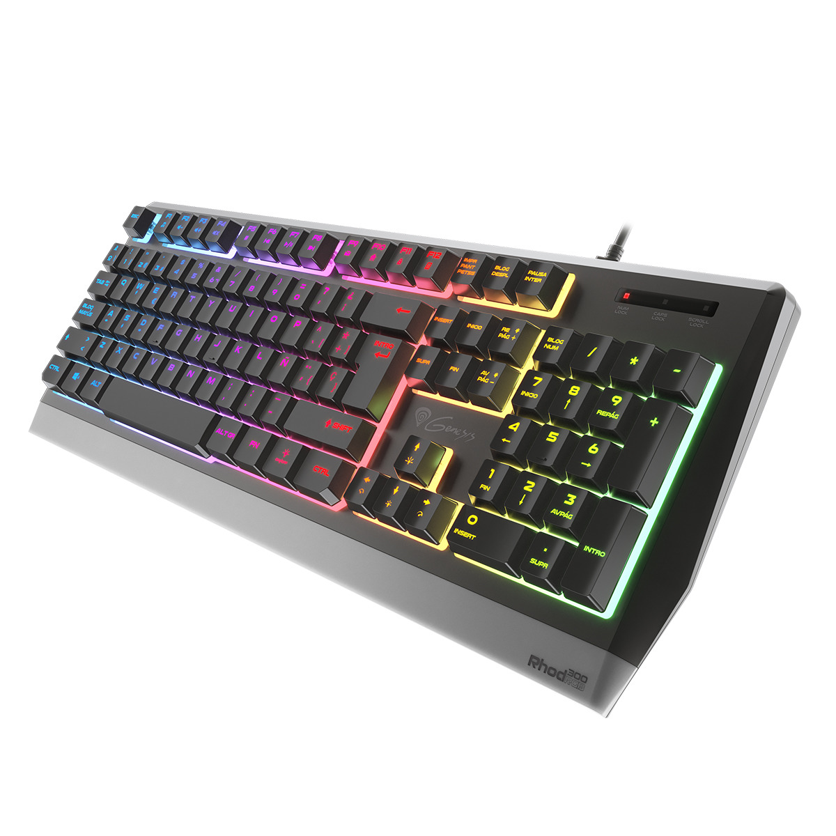 Teclado Gaming con cable Genesis Rhod 300 retroiluminado Negro-2