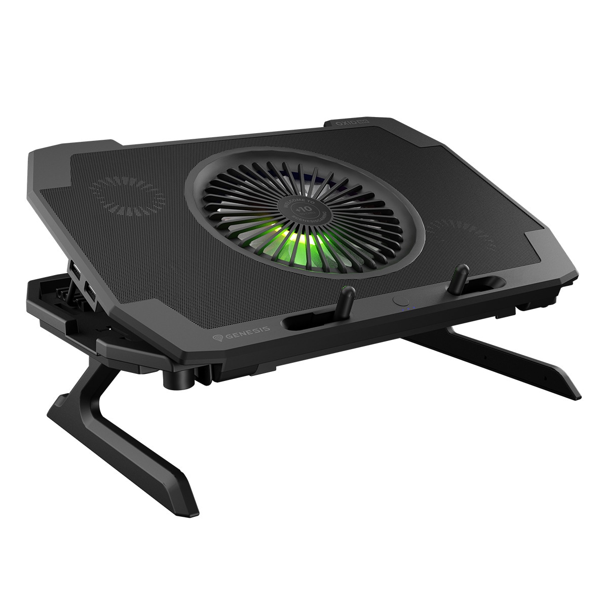 Base Refrigeradora Genesis OXID 850 RGB para portátiles de hasta 17,3" Negro-1