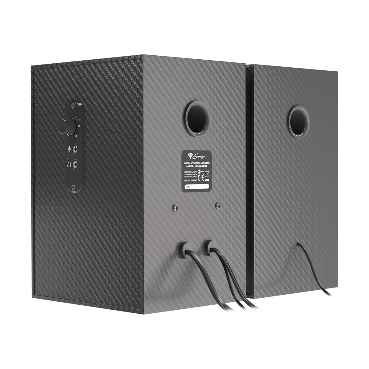 Altavoces para PC Genesis Helium 200 2.0 Negro-4
