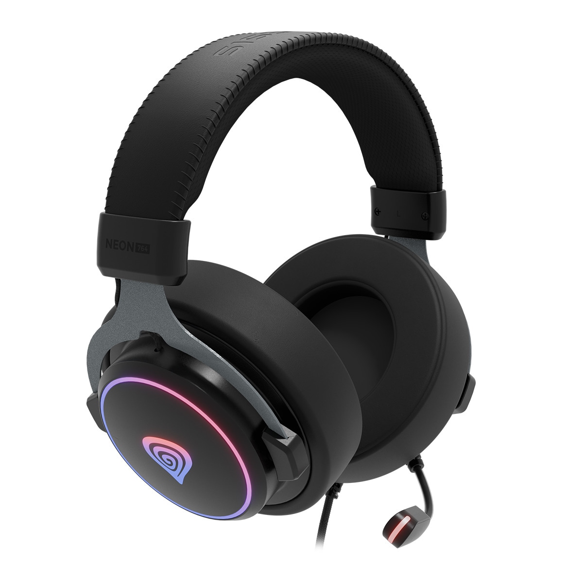 Auriculares Gaming con micrófono Genesis Neon 764 7.1 Negro-3