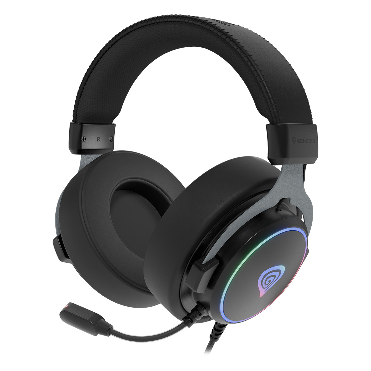 Auriculares Gaming con micrófono Genesis Neon 764 7.1 Negro-1
