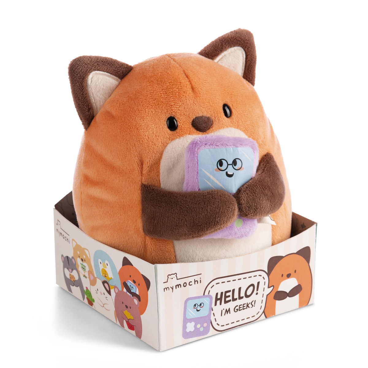 Peluche colgante NICI zorro Geeks con videojuego 16 centímetros 2