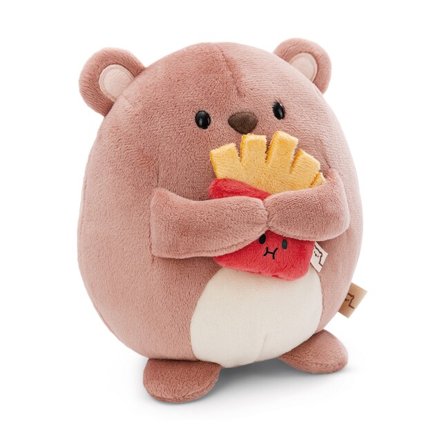 Imagen 0 de Peluche colgante NICI oso Nomo con patatas fritas 27 centímetros