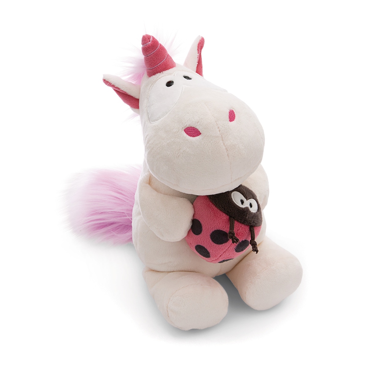 Peluche unicórnio Theodor NICI com joaninha 1