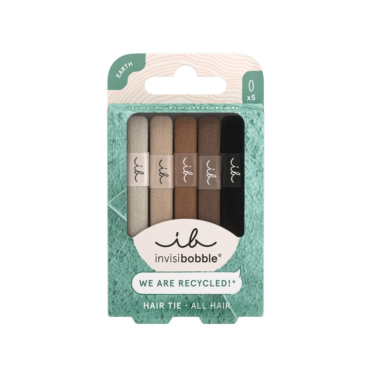 Elástico de Cabelo Ecotie Mocha - 5 uni. 1