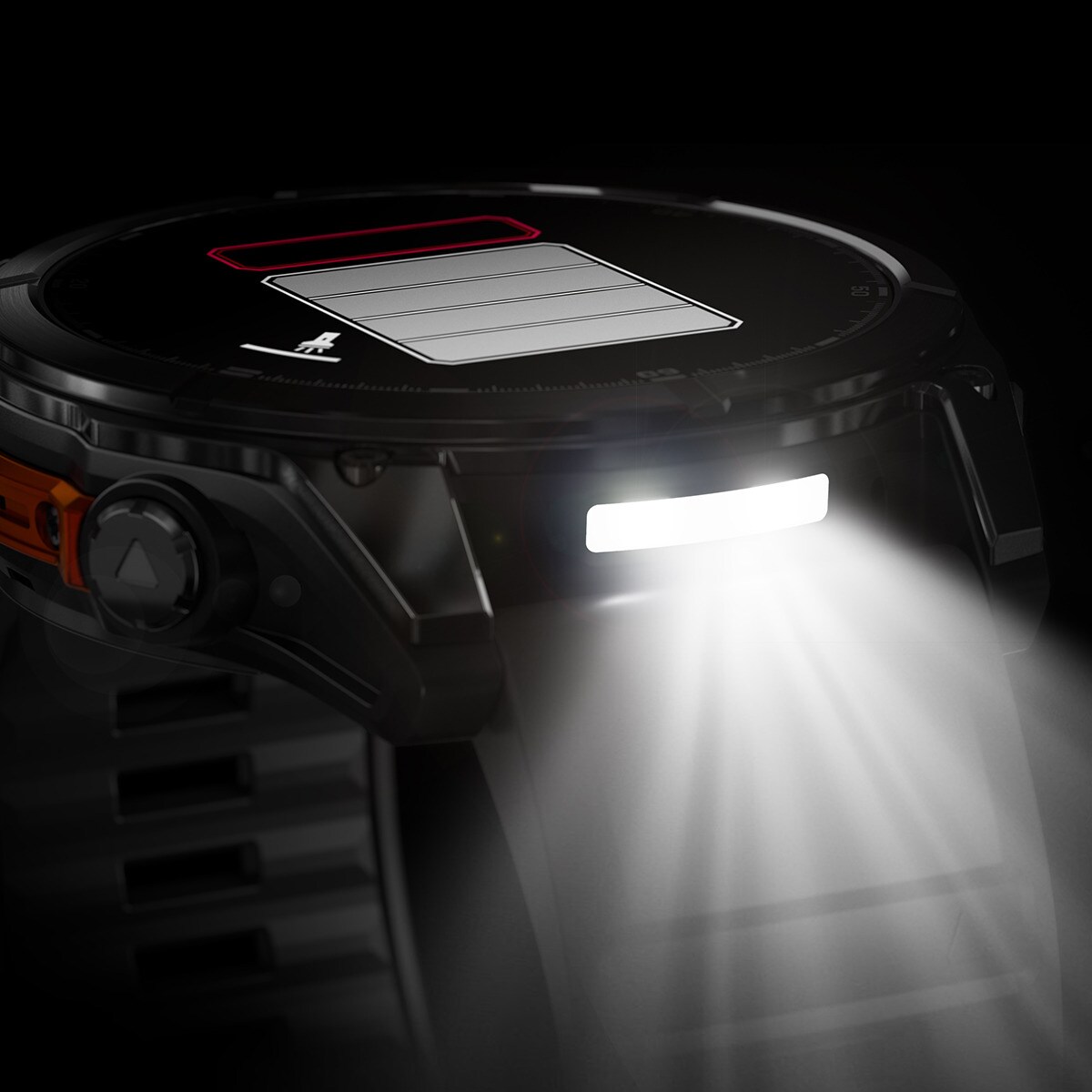 Relógio Fenix 8 47mm Aço com Bracelete em Silicone - Preto Preto-14