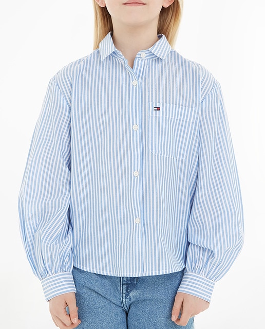 Imagen 0 de Camisa de niña de manga larga con lurex