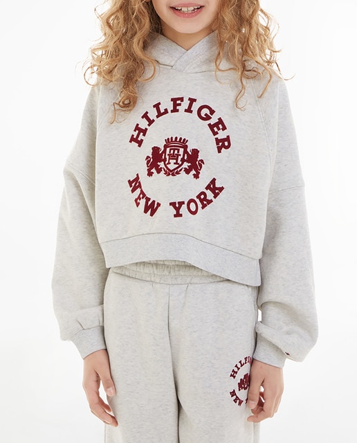 Imagen 0 de Sudadera de niña con capucha y logo