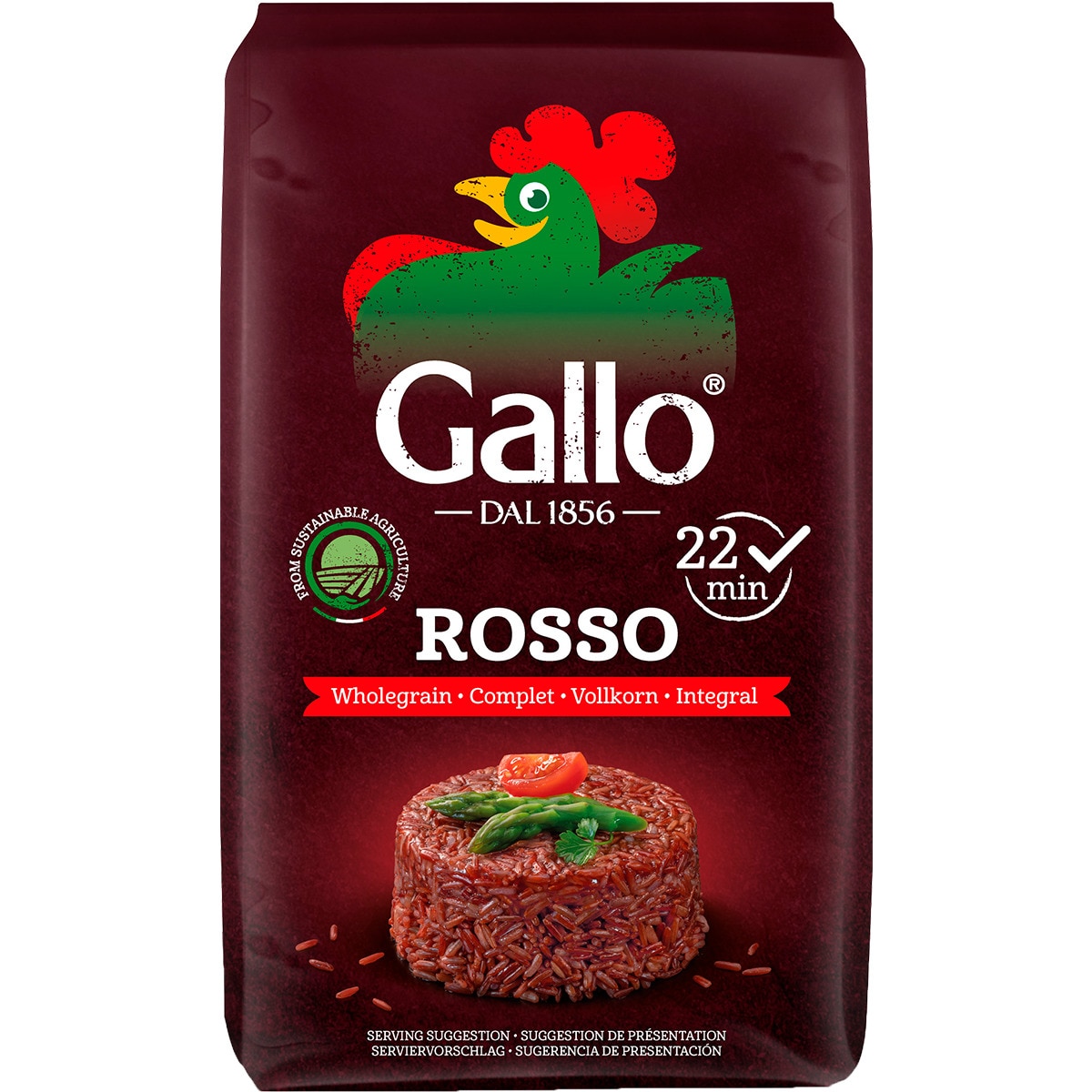 Arroz Vermelho Integral embalagem 500 g