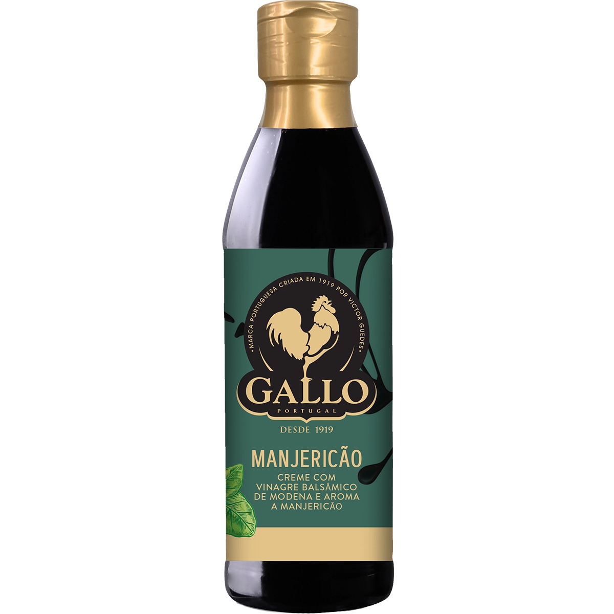 Creme com Vinagre Balsâmico d Modena e Aroma a Manjericão garrafa 250 ml
