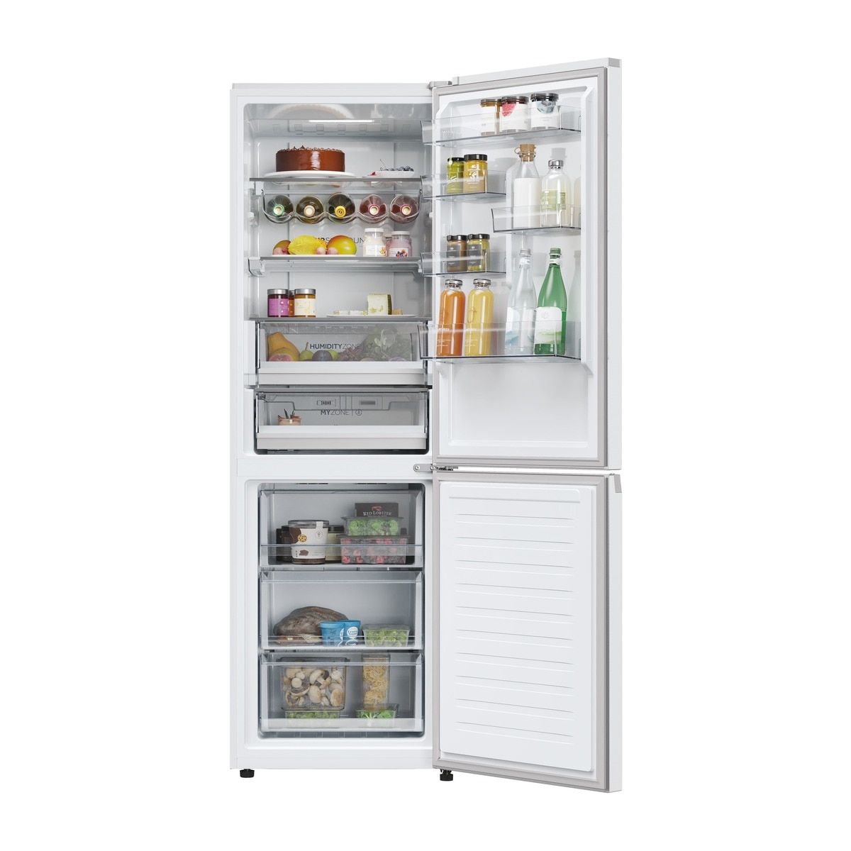 Frigorífico Combi Haier Total No Frost con WIFI 2D 60 Series 5 Pro - HDPW5618CNPW Blanco-3