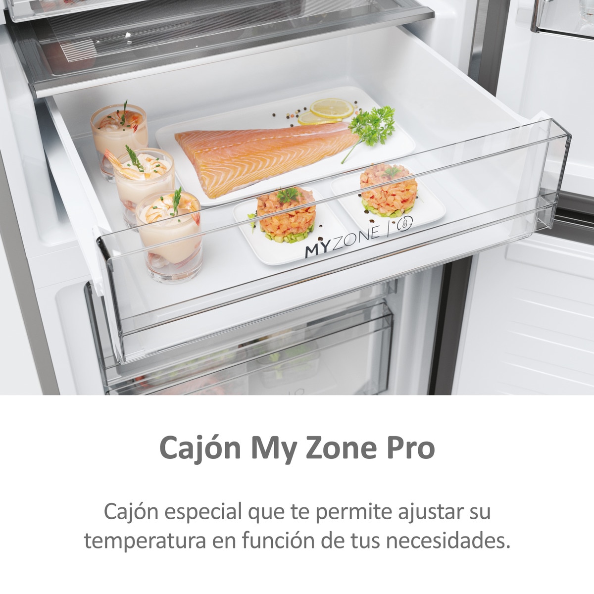 Frigorífico Combi Haier Total No Frost con WIFI 2D 60 Series 5 Pro - HDPW5620DNPK Inox-10