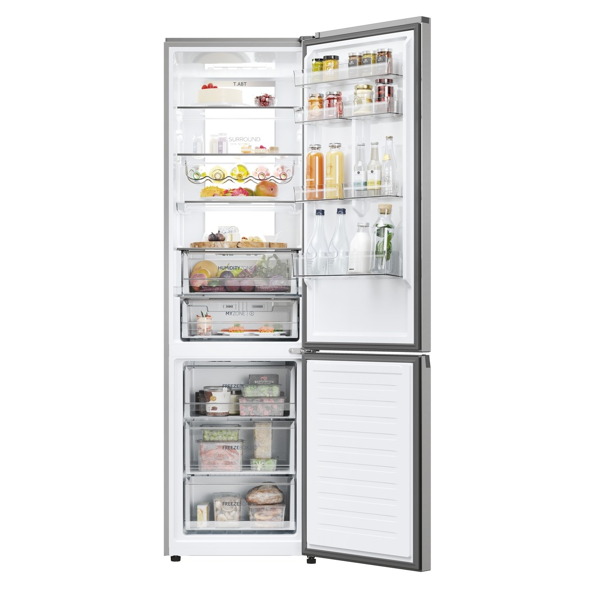 Frigorífico Combi Haier Total No Frost con WIFI 2D 60 Series 7 Pro - HDPW7620AANPK Inox-3
