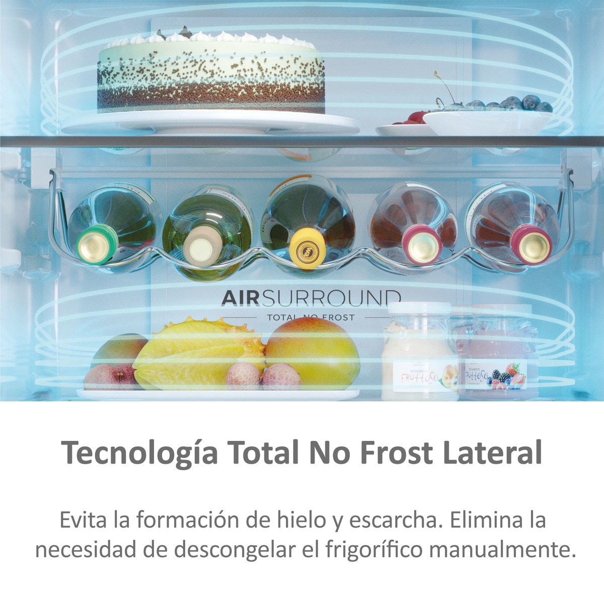 Frigorífico Combi Haier Total No Frost con WIFI 3D 60 Series 5 - HTW5620DNMG Inox-8