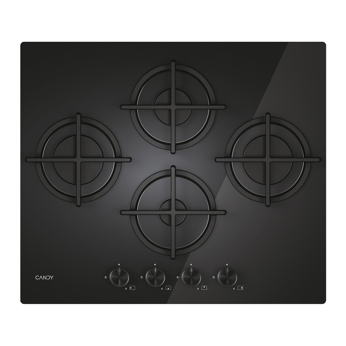 Imagen 0 de Placa de gas Candy, 4 quemadores, Negro  - CSG6DTB