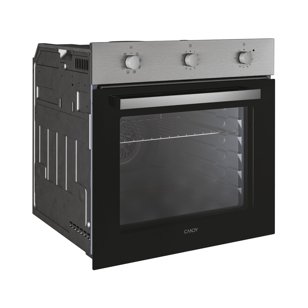 Horno Multifunción Candy, Ventilación Snapfix, 65 litros, IDEA - FIDC X602/CA Negro-2