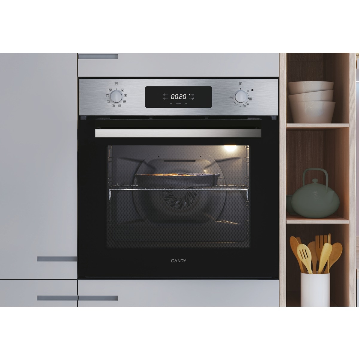 Horno Multifunción Candy, Hidrolítico, Guia telescópica, IDEA - FCM955NRL/CA Inox-3