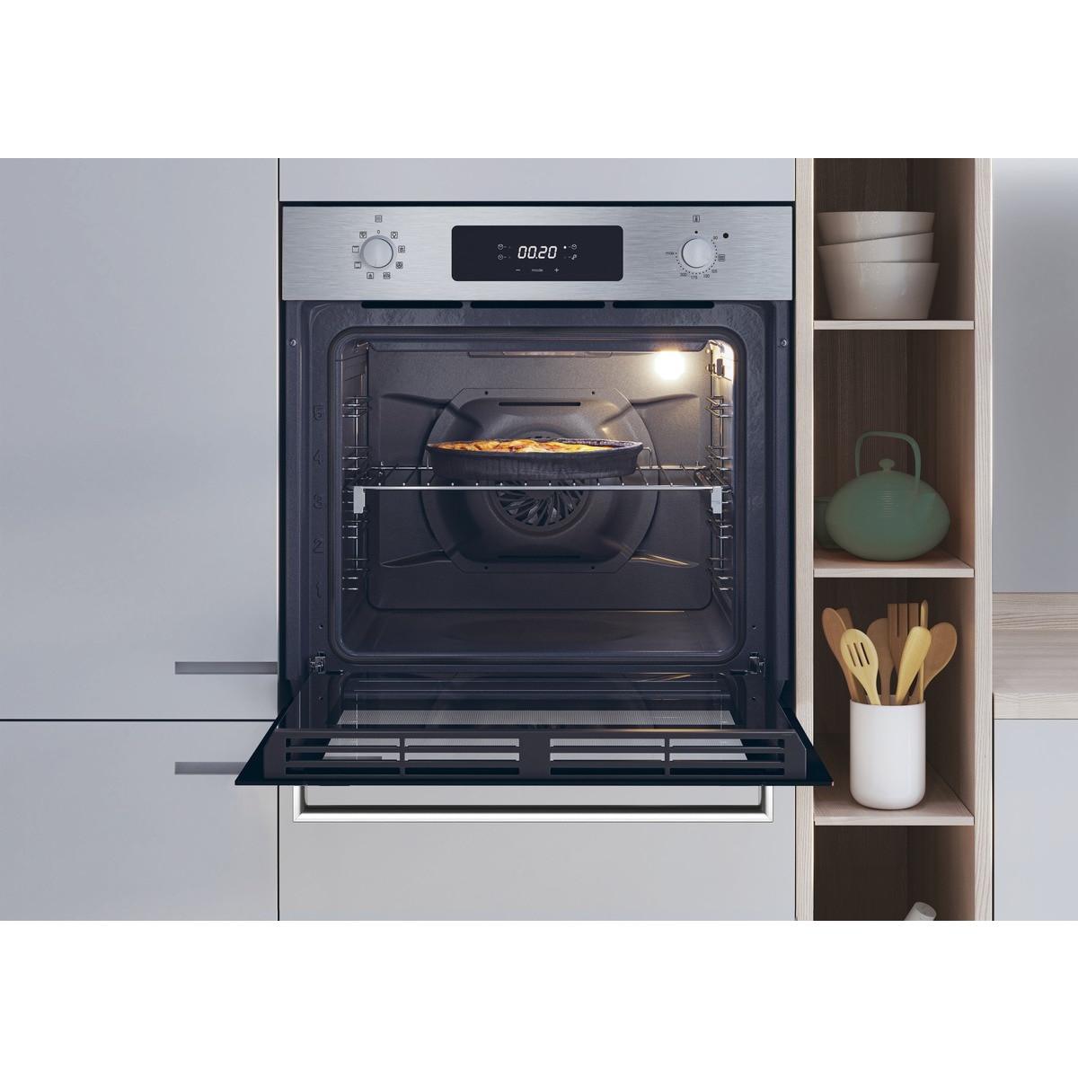 Horno Multifunción Candy, Hidrolítico, Guia telescópica, IDEA - FCM955NRL/CA Inox-4