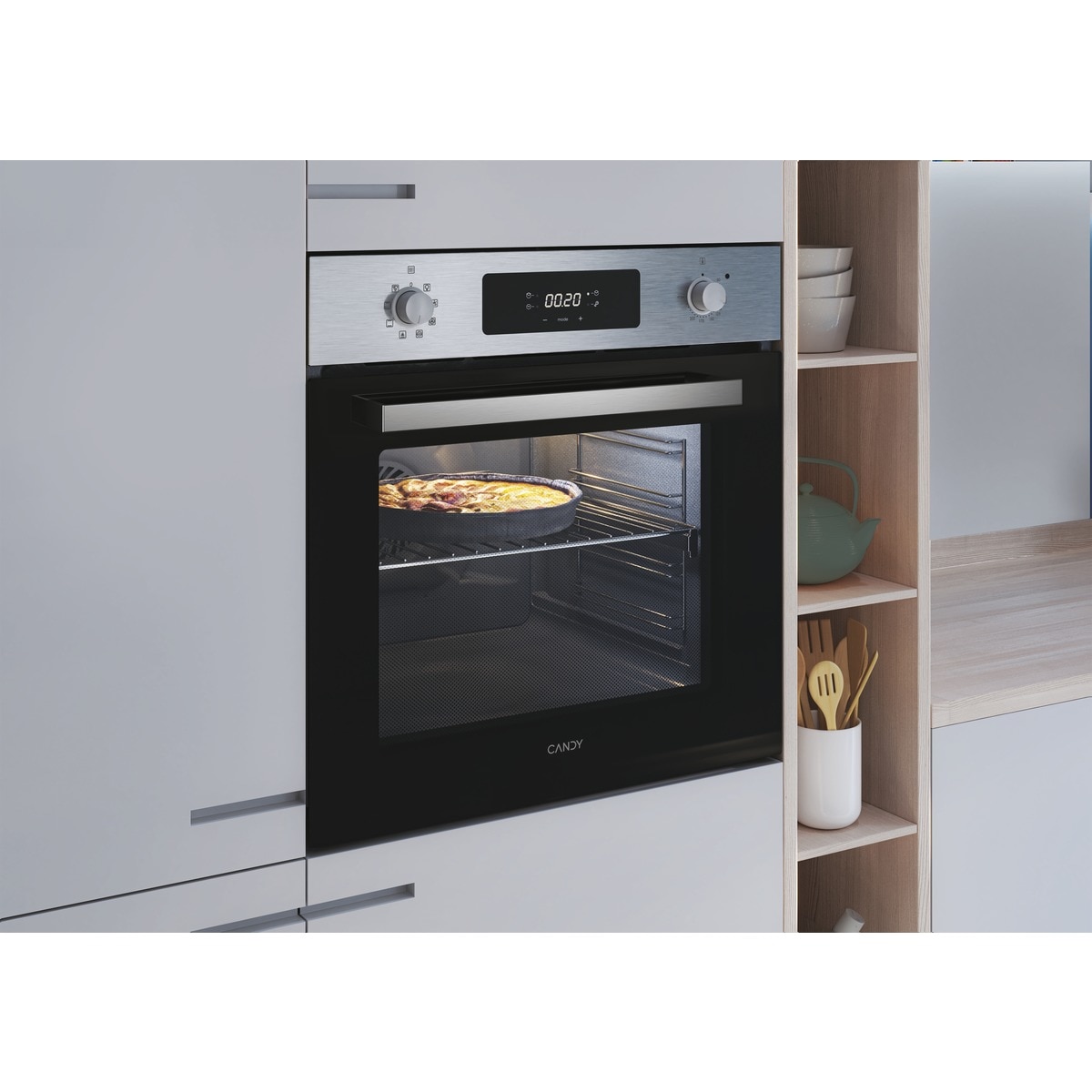 Horno Multifunción Candy, Hidrolítico, Guia telescópica, IDEA - FCM955NRL/CA Inox-5