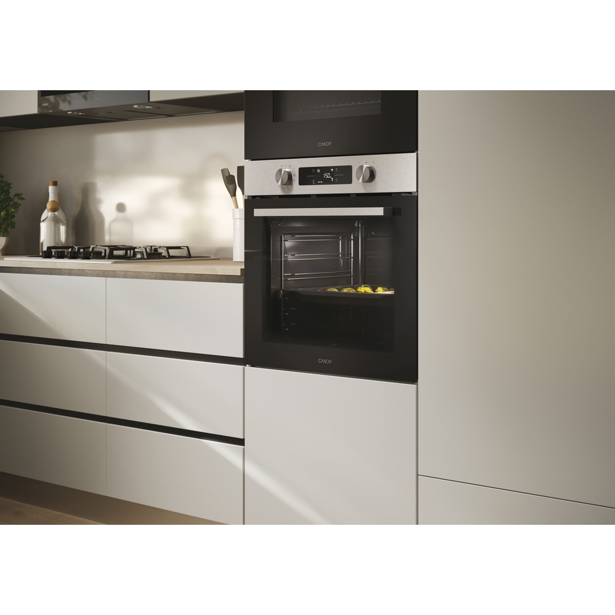 Horno Multifunción Candy, Pirolítico, WiFi, Inox, Bake 800 - CA6 N5B3LYTX Inox-10
