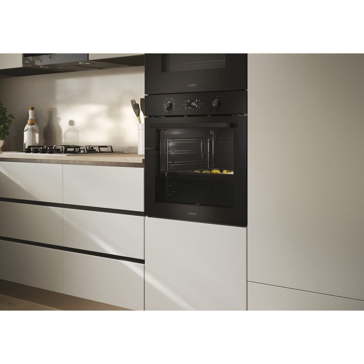 Horno Multifunción Candy, Pirolítico, WiFi, Negro, Bake 800 - CA6 N5B3LYTB Negro-12