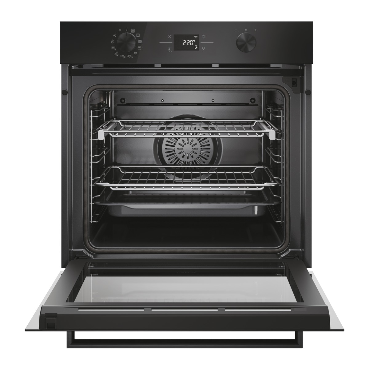 Horno Multifunción Candy, Pirolítico, WiFi, Negro, Bake 800 - CA6 N5B3LYTB Negro-2