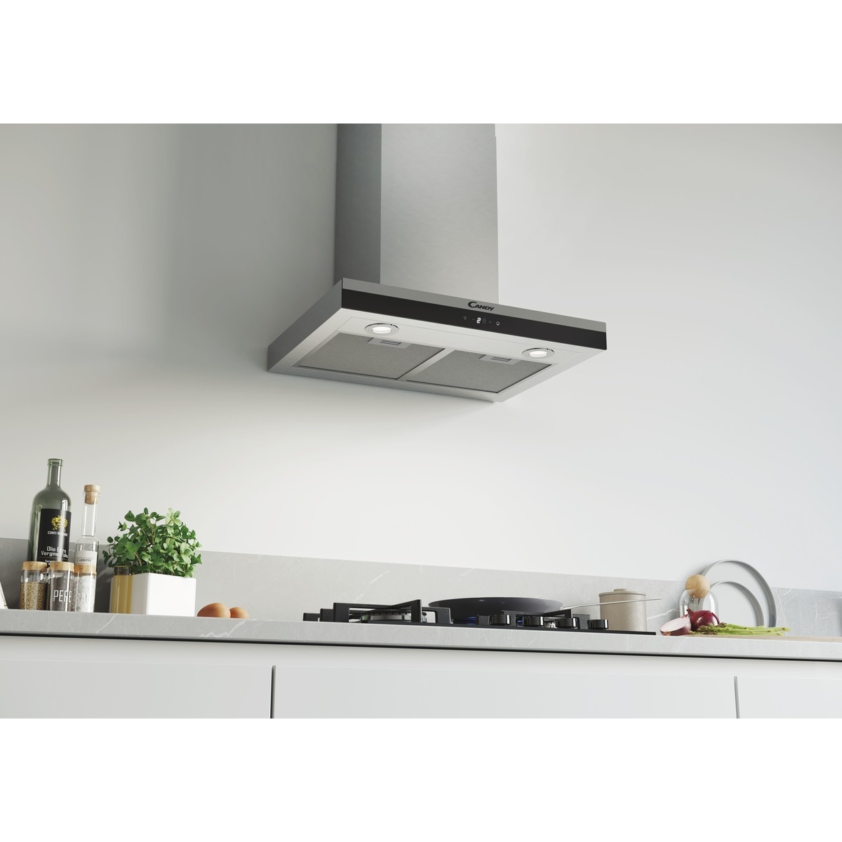 Campana decorativa Candy 4 niveles de potencia Wifi, Essenza  - CTS6CEXWIFI Inox-3