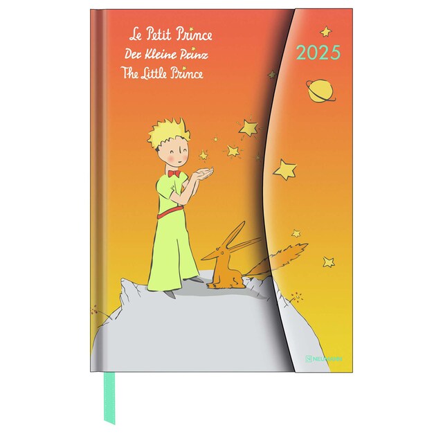 Imagem 0 de Agenda 2025 Little Prince magneto 16x22 semana vista teNeues azul multilingue