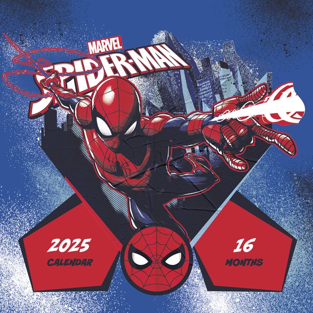 Imagem 0 de Calendario de Parede Vertical 2025 Spider-Man 30x30 teNeues