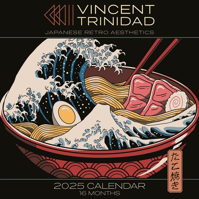 Imagem 0 de Calendário parede vertical 2025 Vincent Trinidad 30x30 teNeues