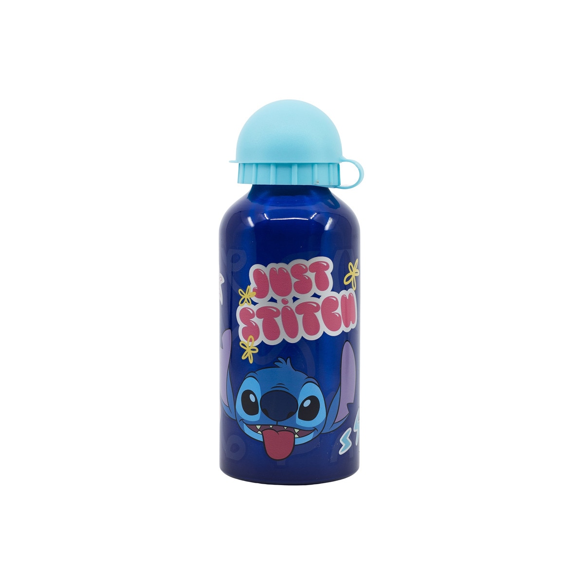Botella de aluminio Stitch Palms Disney Azul-1
