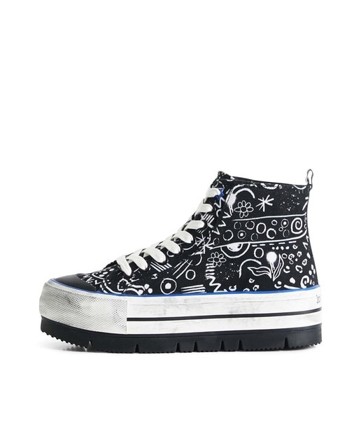 Imagen 0 de Zapatos 4 bota sneaker mujer tejido
