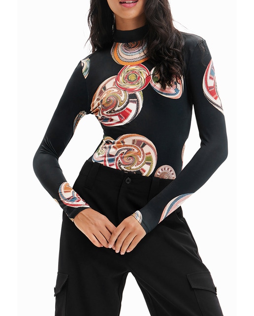 Imagen 0 de Body punto mujer manga larga