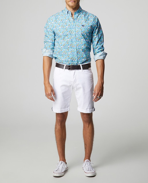 Imagen 0 de Bermuda de hombre denim blanco