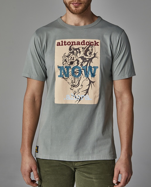 Imagen 0 de Camiseta de hombre manga corta serigrafía en delantero