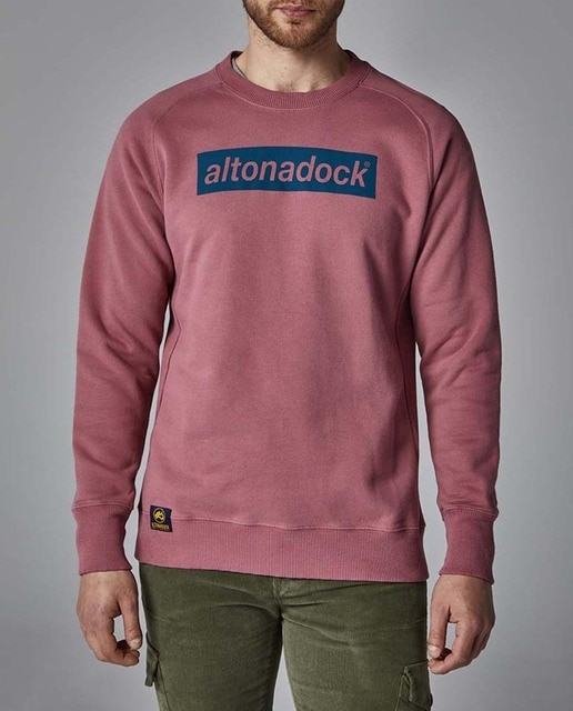 Imagen 0 de Sudadera de hombre sin capucha serigrafia Altonadock