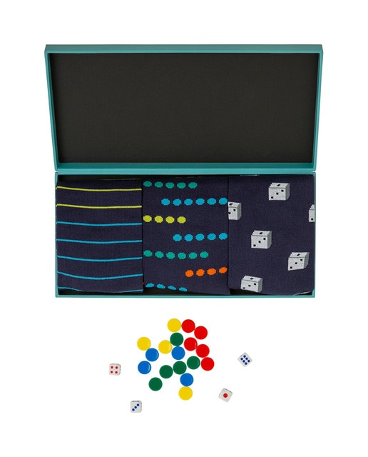 Imagen 0 de Caja de 3 pares de calcetines corto de algodón - OCA. Hecho en España