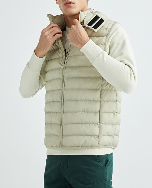 Imagen 0 de Chaleco exterior de hombre con capucha tejido thermolite